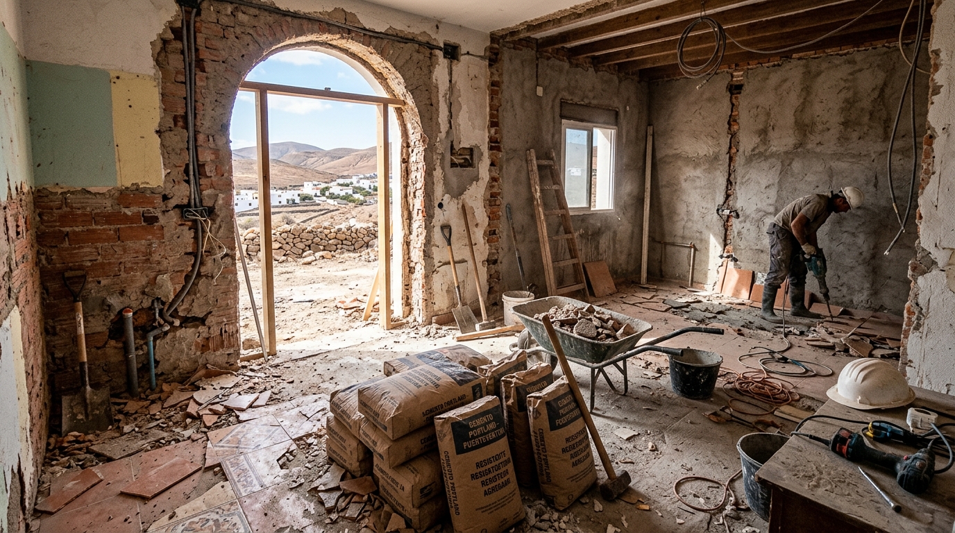 Vivienda antes de la reforma FH Fuerteventura